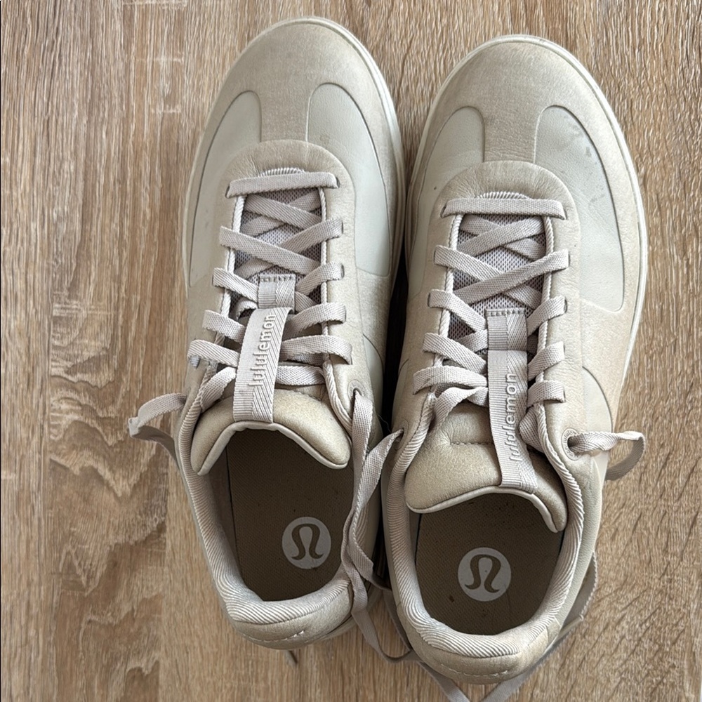 Lululemon Athletica Cream Athletic Shoes